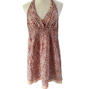 Kandy Kiss Womens Size 11 Halter Dress With Abstract Print